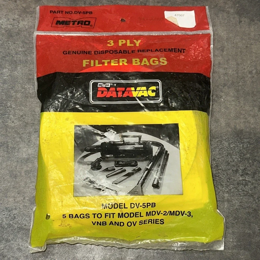 DataVac Disposable Bags for Pro Cleaning‎ Systems 5/Pack DV5PBRP